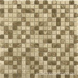 Мозаика Спектр-М Натуральный камень Мозаика из камня на сетке М20-266-15Р ZZ |30.5x30.5