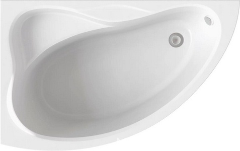 Ванна акрил.  левая 150х90 см (БЕЗ каркаса n039633 и сифона 19649) Bas Вектра В 00007