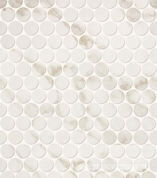 Calacatta Round Mosaico ZZ| 29.5x32.5
