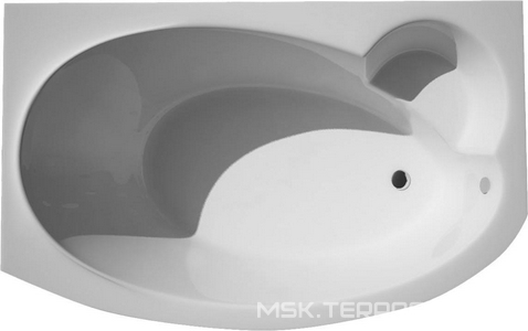 Ванна  (правая) "Стандарт", без г/м, 170х105хh66/49см, на раме, фронт. панель, слив/перелив в комплекте ZZ Thermolux Infinity Mini ВАННА 170х105 INFINITY MINI (правая)