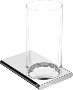 Стакан настенный (хрусталь прозрачный, держатель цв.хром),  Keuco Edition 400 11550 019000