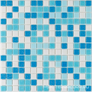 Мозаика Aqua 200 (на бумаге) (20x20x4)  32,7x32,7 Bonaparte Мозаика стеклянная n156254