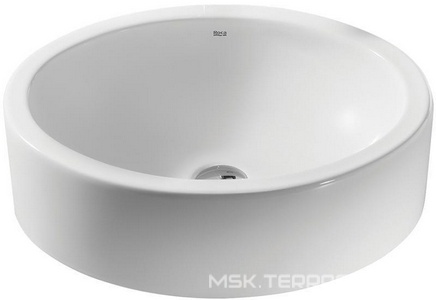 Раковина накладная  49х39 см., белая ZZ Roca Fuego 32722E000