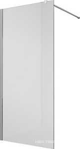 Душевая перегородка 700хh2000мм, правая/левая, (стекло прозрач.8мм, поперечн. укорачиваемый кронштейн 1200мм, фурнит. цв.хром),  ZZ Vincea Walk-In VSW-1H700CL