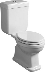 Чаша унитаза 38х68см, для "Низкого" бачка, выпуск в стену, (без сиденья и крепл. к полу),  ZZ Simas Londra LO 931