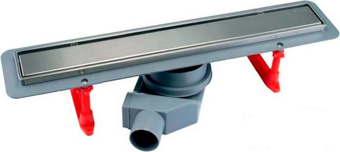 Дренажн.канал 750мм,готовый компл,сифон d50 вых.вбок 48л/мин,затвор(сухой/гидро),мин h монтажа 52мм, 2х стор.вставка цв.мат.хром/под плитку, Pestan Betto Line 13702511