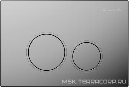 Компл.: унитаз подвесн.,безободк.,525х360мм, цв.белый глянц., сиденье с микролиф,,инстал. д/унитаза, крепёж, клавиша смыва Circulo цв.хром,  ZZ Aqueduto Cone AQDS008