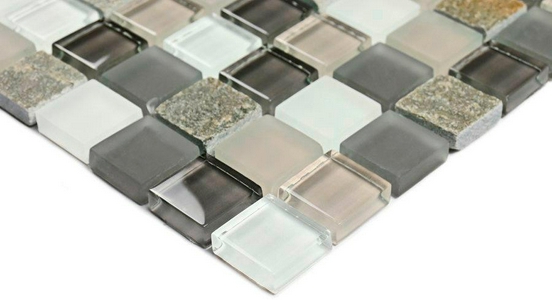 Мозаика Style time-23 (23x23x8) 30x30 Bonaparte Мозаика стеклянная с камнем n156854