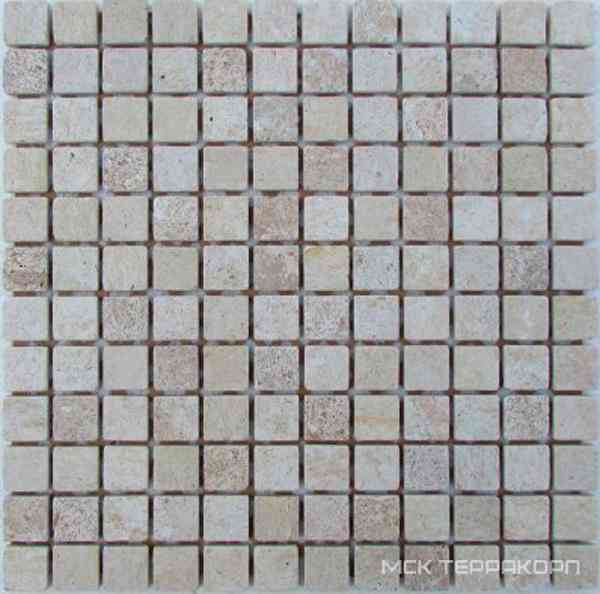 Мозаика из камня на сетке Т20-205-23Т ZZ |30.5x30.5