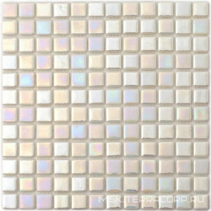 Мозаика Мастера Керамики Glass Pool № 101  (чип 2.5x2.5мм)  super white ZZ| 31,7х31,7
