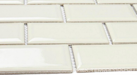 Мозаика Brick White (45x95x6) 28,75x29,2 Bonaparte Мозаика керамогранитная n156880