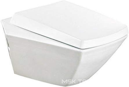 Унитаз подвесной 452x560xh332мм, (БЕЗ сиденья арт.TC375CVK#W и манжеты арт.VRT0300), CeFiONtect,  ZZ Toto Jewelhex CW682E#XW