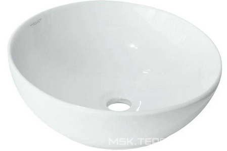 Раковина-чаша накладная  40*40*15, без отверстия под смеситель, белая Sanita Luxe Art Cut WB.CT/Art/40-N.Cut/WHT.G/S1 / ART40SLWB01C