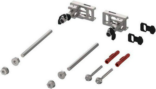 Крепление (комплект) модуля с регулировкой глубины монтажа и быстрой фиксацией, (расстояние установки 150-240мм),  Tece TECEprofil 9380014