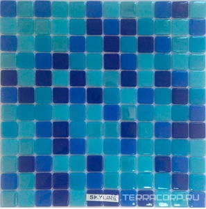 Мозаика Мозаика из стекла на сетке SH-047 |31.5x31.5 Спектр-М Микс стекло SH-047