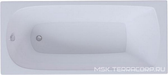 Акриловая ванна "Ника", 160*75 см, без панели и каркаса XX