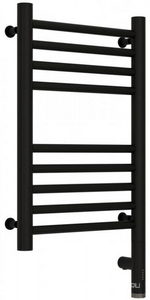 Полотенцесушитель  электрический, 500x300 мм, пульт справа. скрытое подкл. в компл., цвет черный матовый, ZZ Сунержа Богема 31-5805-5030