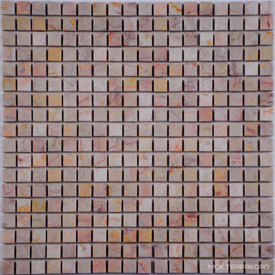 Мозаика из камня на сетке М20-315-15Р ZZ 30.5x30.5
