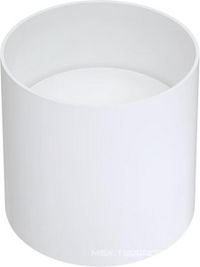 Раковина 450х450хh450мм, накладная, круглая, без отв.д/смесителя, перелива, литой камень S-Sense глянц, накладка слива в компл.,  Round 03 ZZ Salini Armonia 130413G