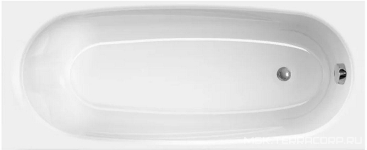 Ванна акриловая 170х70 см, БЕЗ панелей, каркаса и сифона, цв.белый ZZ DOMANI-Spa Standard DS02Sd17070M