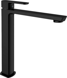 Смеситель для раковины, Высокий, без д/к, (цв.черный матовый),  ZZ Vincea Next VBF-1N2MB
