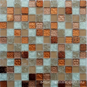Мозаика Мозаика 011 (чип 23x23) 30х30 Мастера Керамики Glass 011