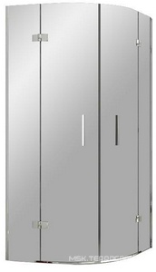 Душевое ограждение  90*90, прозрачное стекло, профиль хром  ZZ Ravak SMSKK4 3S277A00Y1