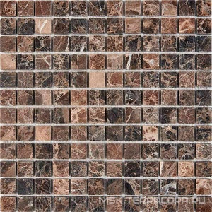 Мозаика 220 Dark Emperador (чип 23x23) 30,5х30,5 Мастера Керамики Glass 220