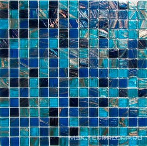 Мозаика Спектр-М Микс стекло Мозаика из стекла на сетке SH-028 ZZ |32.7x32.7