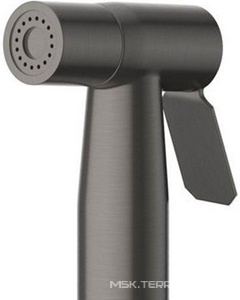 Смеситель совмещённый с гигиеническим душем, готовый комплект: лейка, шланг 120см., скрытая часть, (цв.оружейная сталь), Relax ZZ Cezares relax RELAX-DIF-GM