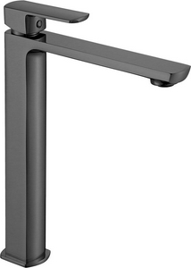 Смеситель для раковины, Высокий, без д/к, (цв.вороненая сталь),  ZZ Vincea Next VBF-1N2GM