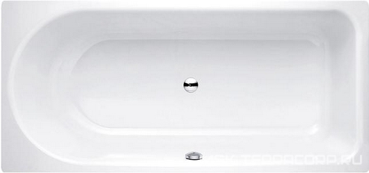 Стальная ванна Bette Ocean 8857 PLUS перелив спереди