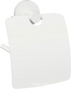 Держатель для т/б, с крышкой, (цв.сталь шлифованная),  ZZ Bemeta Neo 104112015