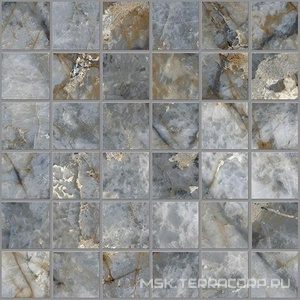 Мозаика Emil Ceramica Tele Di Marmo Revolution Mosaico Blu Ande Naturale ZZ 30x30