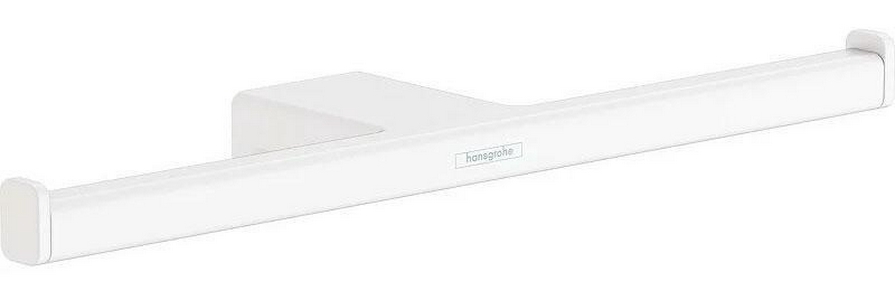 Держатель для туалетной бумаги, двойной, (цв.матовый белый),  ZZ Hansgrohe AddStoris 41748700