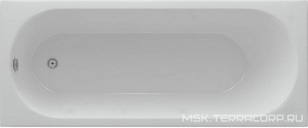 Акриловая ванна Акватек Оберон 160 слив слева| 160x70x43