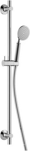 Душевой гарнитур: стойка, лейка, шланг 1,5м., (цв.хром),  ZZ Cezares Eco ECO-SD-01