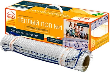 Комплект двухжильного нагревательного мата "Теплый пол №1" ТСП-1050-7 м2