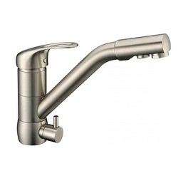 Смеситель Zorg Clean Water ZR 400 KF-12 satin для кухонной мойки