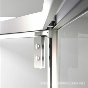 Душевой уголок 1000х1000хh2000мм, 5-ти угольный, раздвижная дверь правая/левая, с 2 неподв.сегментами, (стекло прозрачное 6мм, фурн.цв.хром),  ZZ Vincea Show VSP1-4SH100CL