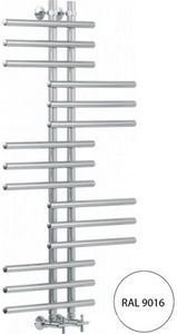 Полотенцесушитель водяной "" 120*80 см, подключение 1"*3/4, установочный набор в комплекте, цв. белый ZZ Ника ЛБ 5 ЛБ-5 120/80 RAL9016