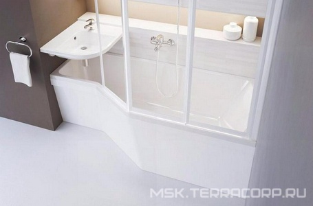 Передняя панель A для ванны BE HAPPY 170 L белая Ravak Be Happy CZ14100A00