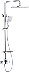 Смеситель для душа Evitta, с душевым гарнитуром, с регулируемой высотой штанги, цв. хром ZZ Lemark evitta LM0560C