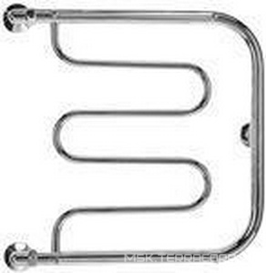 Полотенцесушитель  D AISI c полкой 500(В)*600(Ш) мм, подключение 1", БЕЗ уголков, установочный набор в компл., хром Terminus Фокстрот 4620768881299