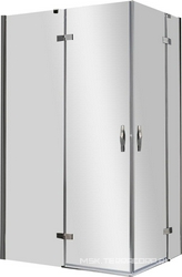 BERGAMO-W-AH-2-120/100-C-Cr-L Душевой уголок | ZZ