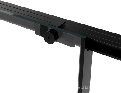 Душевой уголок 1300х800хh2000мм, прямоуг., правый/левый, (стекло прозрачное 6мм Easy Clean, фурн.цв.черный матовый),  ZZ Vincea Slim Soft VSR-1SS8013CLB