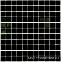 Black glass (25x25x4) ZZ 30x30