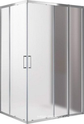 Душевой уголок 1200х900хh1950мм, прямоугольный, правый/левый, (стекло рифленое Punto 6мм, фурн.цв.хром), Molveno ZZ