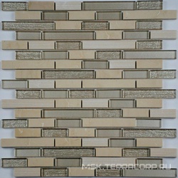 Мозаика из стекла на сетке SK10-178 ZZ 30x30