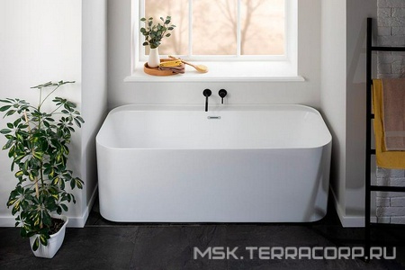 Ванна 1700x800хh580мм, отдельностоящая, интегрированный слив-перелив, д/к цв.хром в компл., (акрил цв.белый),  1 ZZ Allen Brau Infinity 2.21001.20